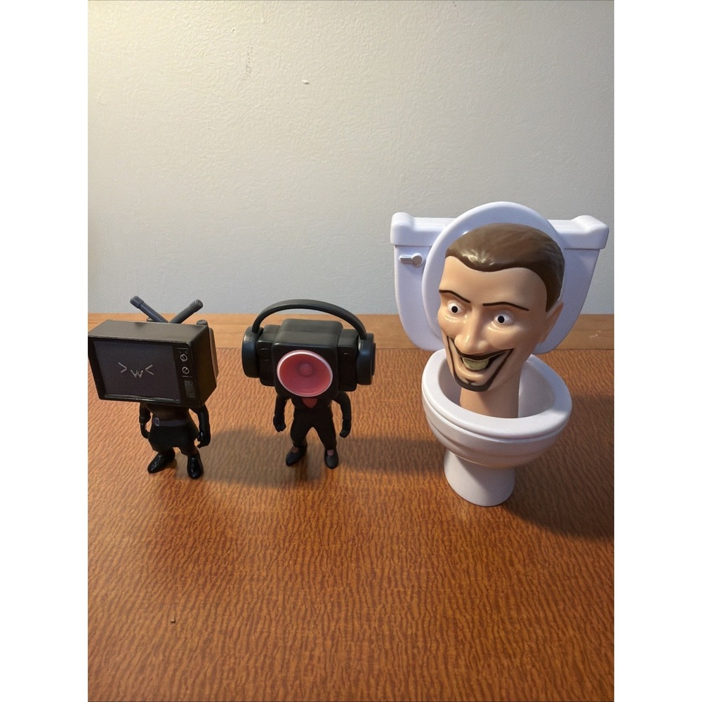 Skibidi Toilet Mystery Figure Speaker & Tv Man Lot‎ -(Small)